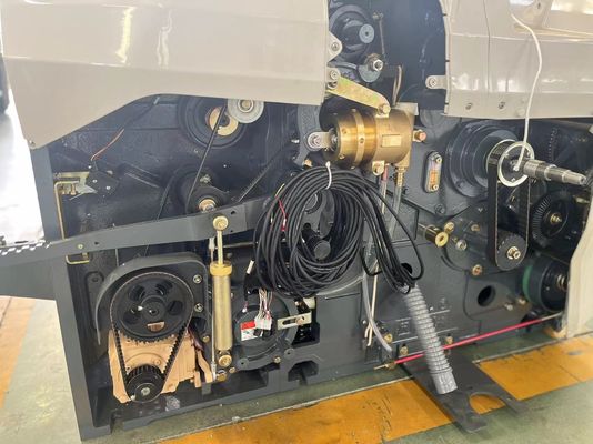 Máy dệt bằng tia nước mật độ cao tốc độ cao với lớp phủ cam cho vải Polyester.