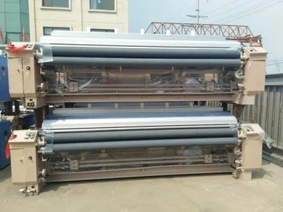 Đầu phun đôi Plain Cam Dobby Shedding Dệt khí Jet Máy dệt Hiệu suất cao