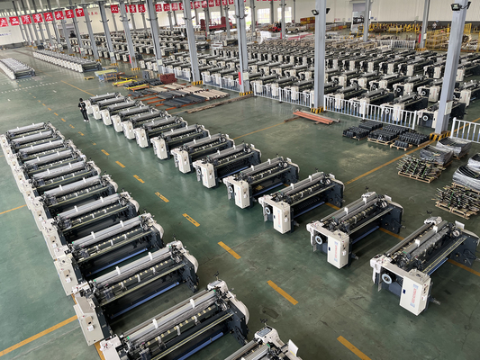 Máy dệt không con thoi vòi kép Máy dệt phản lực nước với cam quay