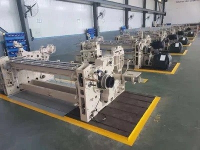 Máy dệt phản lực không khí tốc độ 1000 RPM Vòi đôi 200cm Máy dệt bông vải